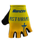 SANTINI Fingerlose Fahrradhandschuhe - LA VUELTA 2019 - Gelb/Blau
