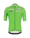 SANTINI Kurzarm Fahrradtrikot - LA VUELTA 2019 - Grün