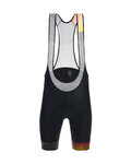 SANTINI Kurze Fahrradhose mit Trägern - LA VUELTA 2020 - Schwarz