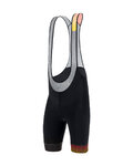 SANTINI Kurze Fahrradhose mit Trägern - LA VUELTA 2020 - Schwarz