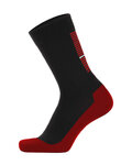 SANTINI Klassische Fahrradsocken -  LA VUELTA 2020 - Schwarz/Rot