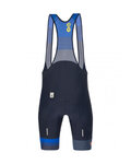 SANTINI Kurze Fahrradhose mit Trägern - LA VUELTA 2021 - Blau