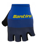 SANTINI Fingerlose Fahrradhandschuhe - LA VUELTA 2021 - Blau