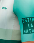 SANTINI Kurzarm Fahrradtrikot - LA VUELTA 2021 - Grün