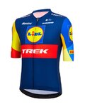 SANTINI Kurzarm Fahrradtrikot - LIDL TREK 2024 - Blau