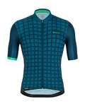 SANTINI Kurzarm Fahrradtrikot - MITO GRIDO - Blau