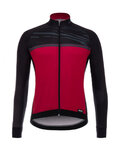 SANTINI Winddichte Fahrradjacke - WIND - Schwarz/Rot