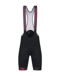 SANTINI Kurze Fahrradhose mit Trägern - LA VUELTA 2018 - Schwarz/Lila
