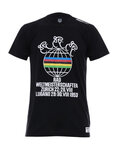 SANTINI Kurzarm Fahrrad-Shirt - UCI STORY - Regenbogen/Schwarz