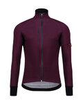 SANTINI Winddichte Fahrradjacke - BETA RAIN - bordeaux/Schwarz