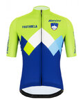 SANTINI Kurzarm Fahrradtrikot - TEAM SLOVENIA 2020 - Blau/Grün