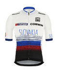 SANTINI Kurzarm Fahrradtrikot - TEAM SLOVAKIA 2019 - Rot/Blau/Weiß