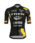 SANTINI Kurzarm Fahrradtrikot - TREK MTB 2019 - Weiß/Gelb/Schwarz