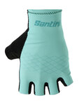 SANTINI Fingerlose Fahrradhandschuhe - REDUX  - Hellblau