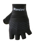 SANTINI Fingerlose Fahrradhandschuhe - REDUX - Schwarz
