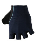SANTINI Fingerlose Fahrradhandschuhe - SOFFIO - Blau/Schwarz