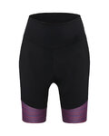 SANTINI Fahrradshorts ohne Träger - RITMO LADY  - Rot/Schwarz