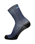SANTINI Klassische Fahrradsocken - SOFFIO  - Schwarz/Blau