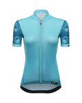 SANTINI Kurzarm Fahrradtrikot - VOLO LADY - Blau