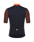 SANTINI Kurzarm Fahrradtrikot - ORIGINE  - Orange/Schwarz