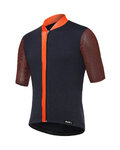 SANTINI Kurzarm Fahrradtrikot - ORIGINE  - Orange/Schwarz