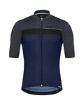 SANTINI Kurzarm Fahrradtrikot - STILE  - Blau/Schwarz