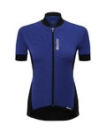 SANTINI Kurzarm Fahrradtrikot - BRIO LADY  - Blau/Schwarz