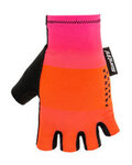 SANTINI Fingerlose Fahrradhandschuhe - REDUX FORTUNA AERO - Orange/Rosa
