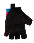 SANTINI Fingerlose Fahrradhandschuhe - LUCE - Rosa/Blau