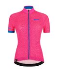 SANTINI Kurzarm Fahrradtrikot - GIADA HIP LADY - Blau/Rosa