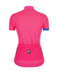 SANTINI Kurzarm Fahrradtrikot - GIADA HIP LADY - Blau/Rosa