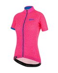 SANTINI Kurzarm Fahrradtrikot - GIADA HIP LADY - Blau/Rosa
