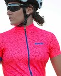 SANTINI Kurzarm Fahrradtrikot - GIADA HIP LADY - Blau/Rosa