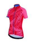 SANTINI Kurzarm Fahrradtrikot - GIADA POP LADY - Rosa/Blau