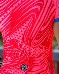 SANTINI Kurzarm Fahrradtrikot - GIADA POP LADY - Rosa/Blau