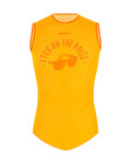 SANTINI Ärmelloses Fahrrad-Shirt - EYES - Orange