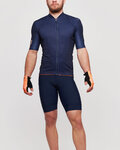 SANTINI Kurzarm Radtrikot und Shorts - COLORE - Blau