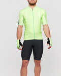 SANTINI Kurzarm Radtrikot und Shorts - COLORE - Grün/Schwarz