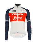 SANTINI Winddichte Fahrradjacke - TREK SEGAFREDO 2021 - Rot/Weiß/Blau