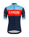 SANTINI Kurzarm Fahrradtrikot - TREK TFR XC 2021 - Hellblau/Blau