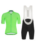 SANTINI Kurzarm Radtrikot und Shorts - COLORE - Grün/Schwarz