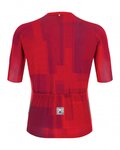 SANTINI Kurzarm Fahrradtrikot - KARMA KINETIC - bordeaux/Rot