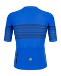 SANTINI Kurzarm Radtrikot und Shorts - TONO PROFILO - Blau