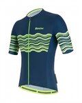 SANTINI Kurzarm Fahrradtrikot - TONO PROFILO - Grün
