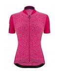 SANTINI Kurzarm Fahrradtrikot - COLORE PURO LADY - Rosa