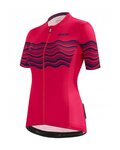 SANTINI Kurzarm Fahrradtrikot - TONO PROFILO LADY - Rosa/Schwarz