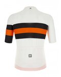 SANTINI Kurzarm Fahrradtrikot - SLEEK BENGAL - Orange/Schwarz/Weiß