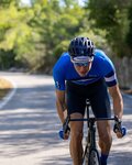 SANTINI Kurzarm Fahrradtrikot - SLEEK BENGAL - Weiß/Blau