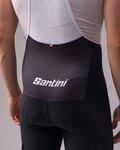 SANTINI Kurze Fahrradhose mit Trägern - TOUR DE FRANCE 2022 - Gelb/Schwarz