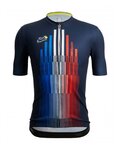 SANTINI Kurzarm Fahrradtrikot - TOUR DE FRANCE 2022 - Weiß/Rot/Blau